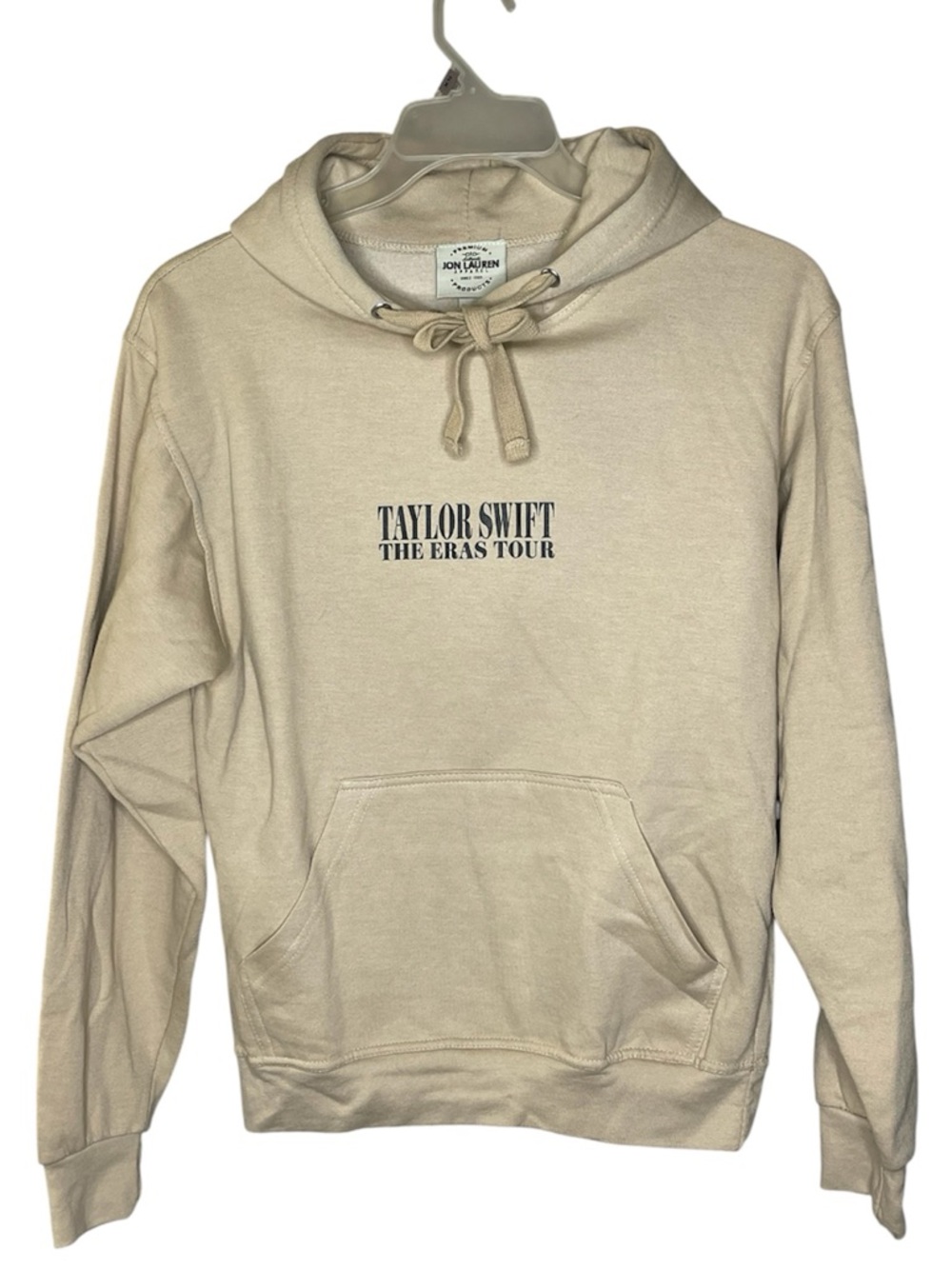 Taylor Swift The Eras Tour Beige Pullover Hoodie Sz S - Picture 1 of 4